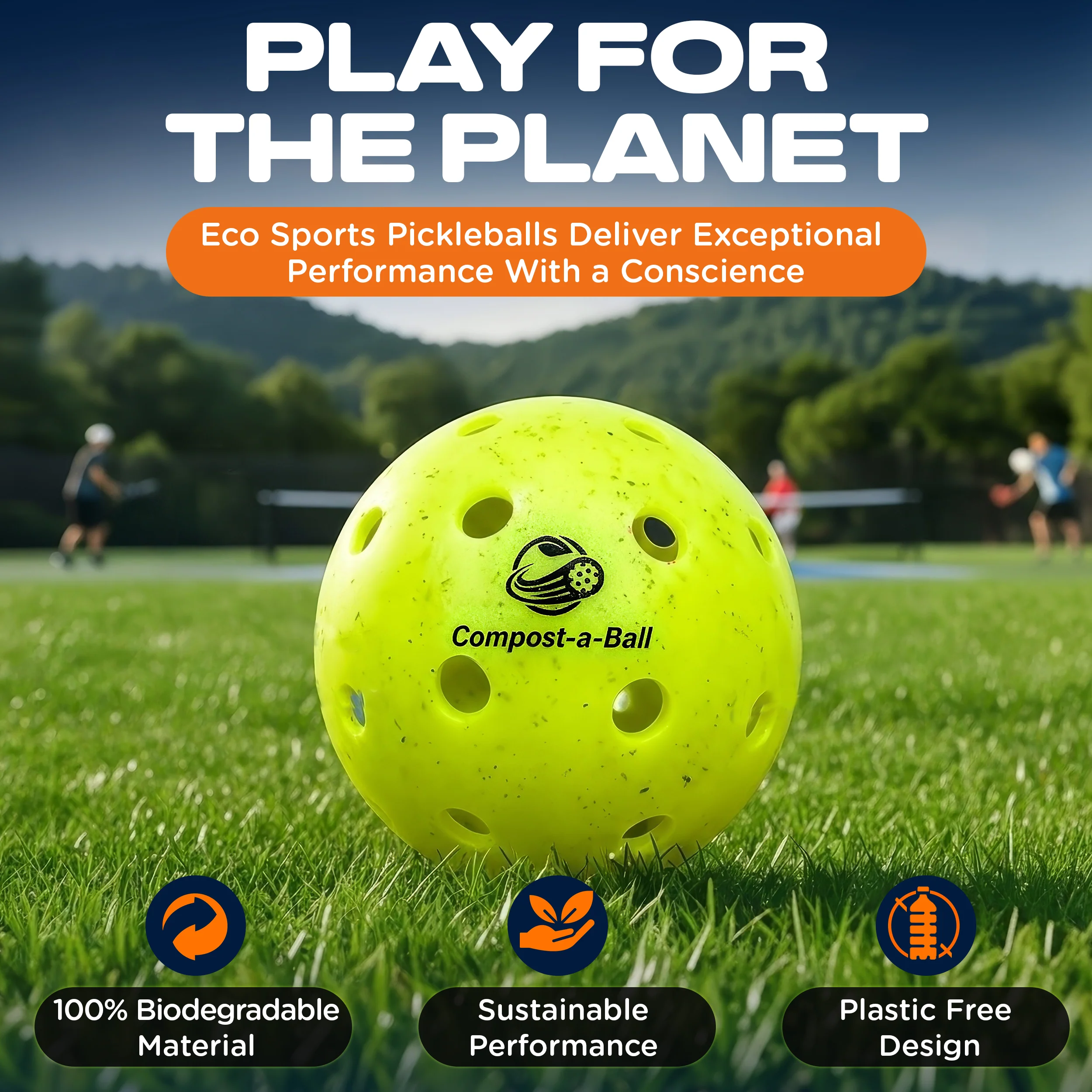USAPA Biodegradable Pickleballs | Plastic Free Pickleball Balls - Image 4