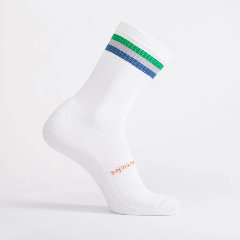 BPA Free Crew Socks w Stripes | Eco Unisex Socks from Definite Articles - Image 4
