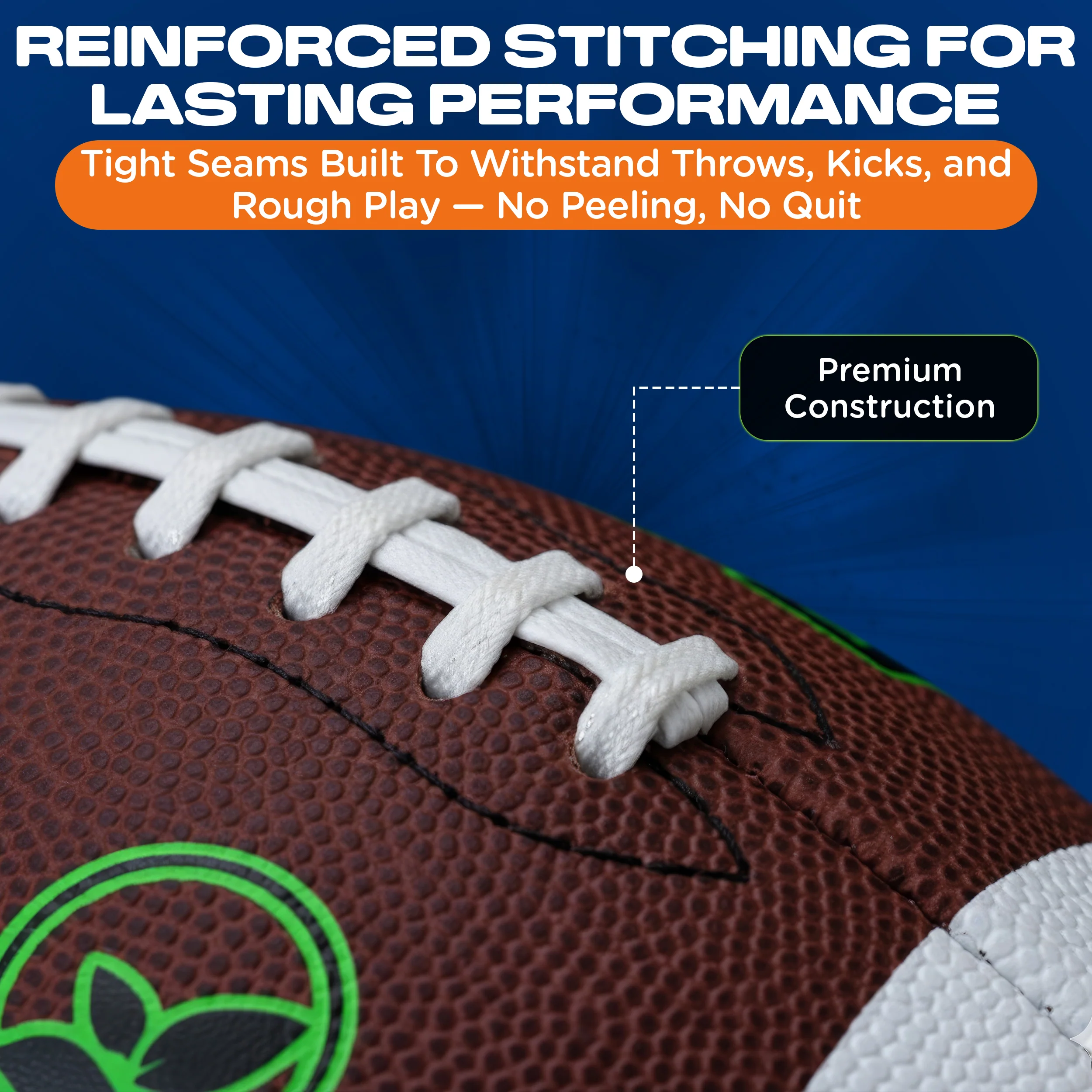 Eco Sports Non-Leather Footballs - All Sizes - Image 5