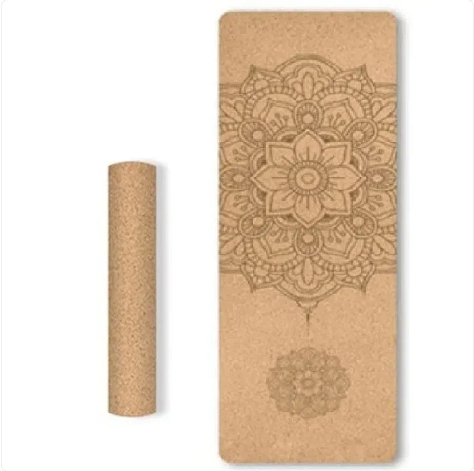 Eco-Friendly Non-Slip Cork Yoga Mat - Image 11