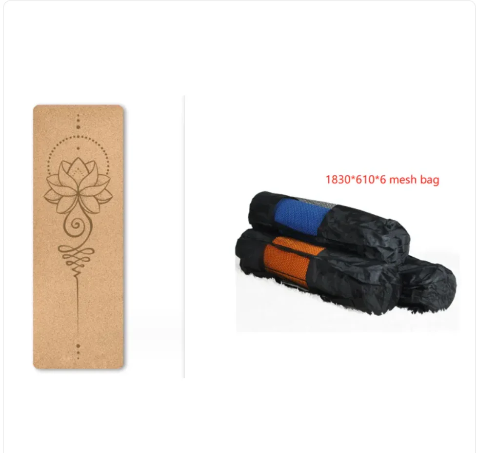 Eco-Friendly Non-Slip Cork Yoga Mat - Image 15