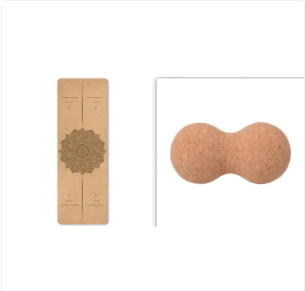 Eco-Friendly Non-Slip Cork Yoga Mat - Image 18