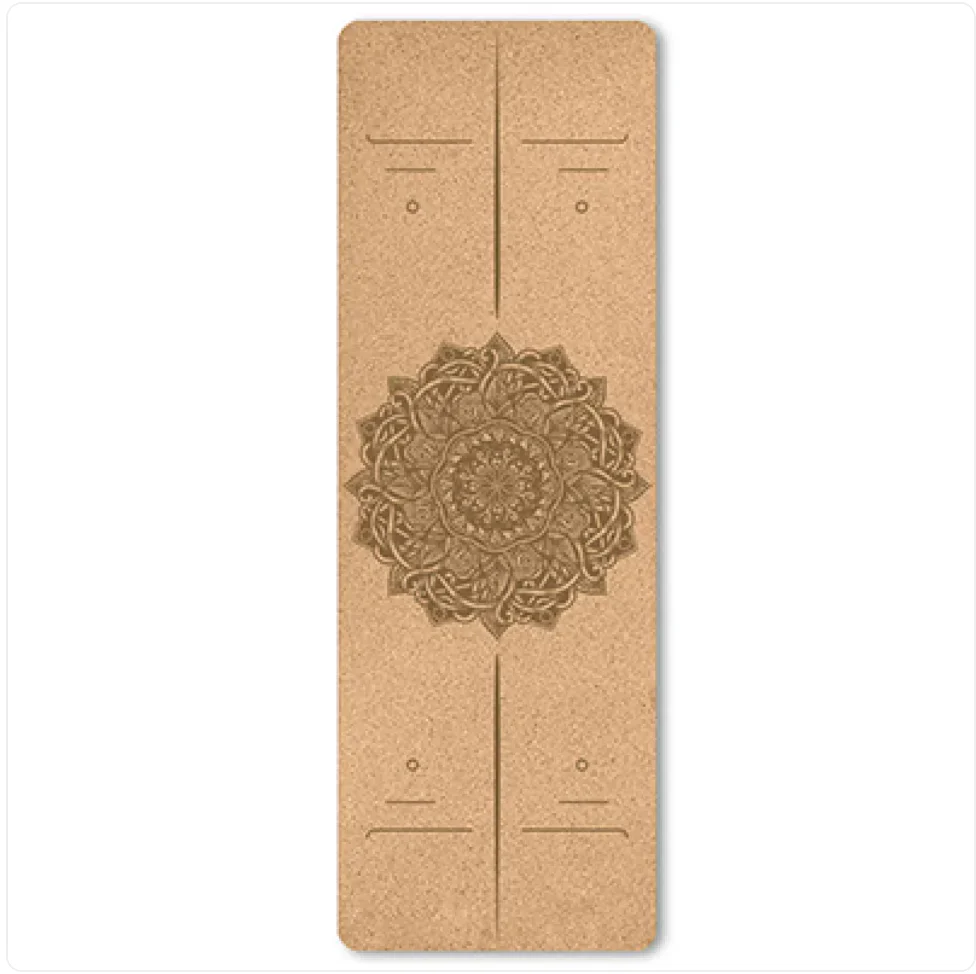 Eco-Friendly Non-Slip Cork Yoga Mat - Image 20