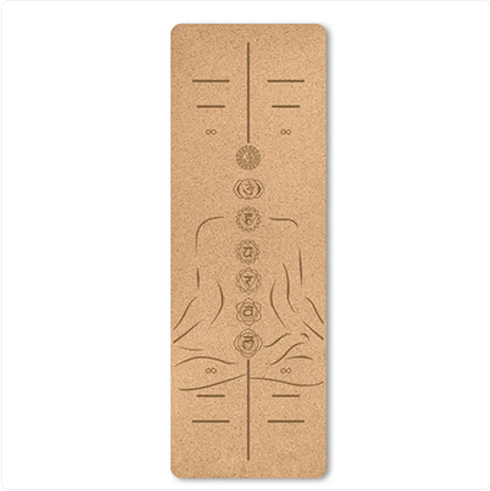 Eco-Friendly Non-Slip Cork Yoga Mat - Image 22