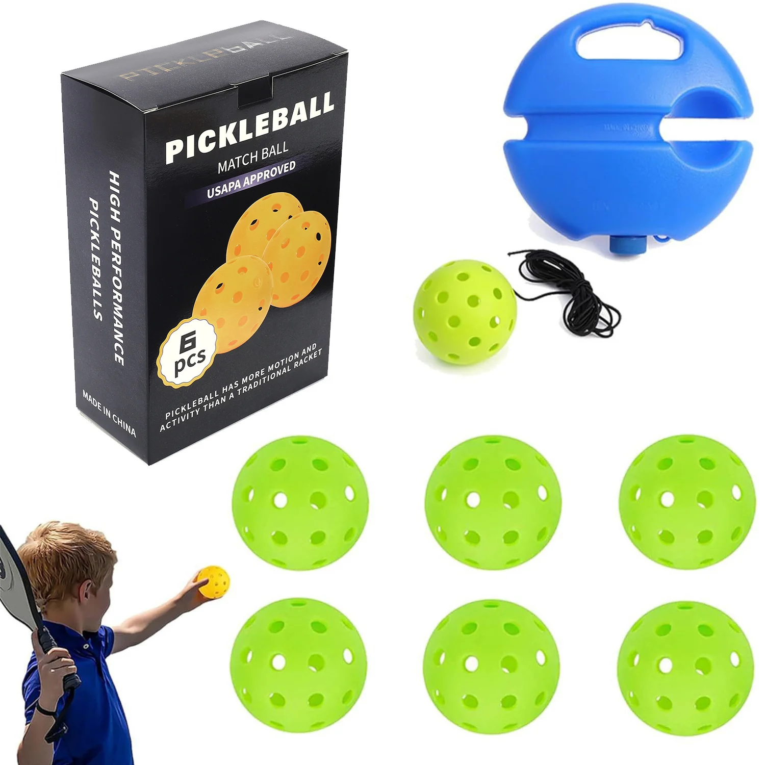 Eco-Friendly Silicone Pickleball Ball Retriever Set - Image 5