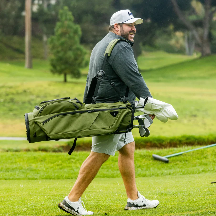 Sunday Golf Stand Bag - Dual Carry Straps Vegan Leather Bag - Image 5