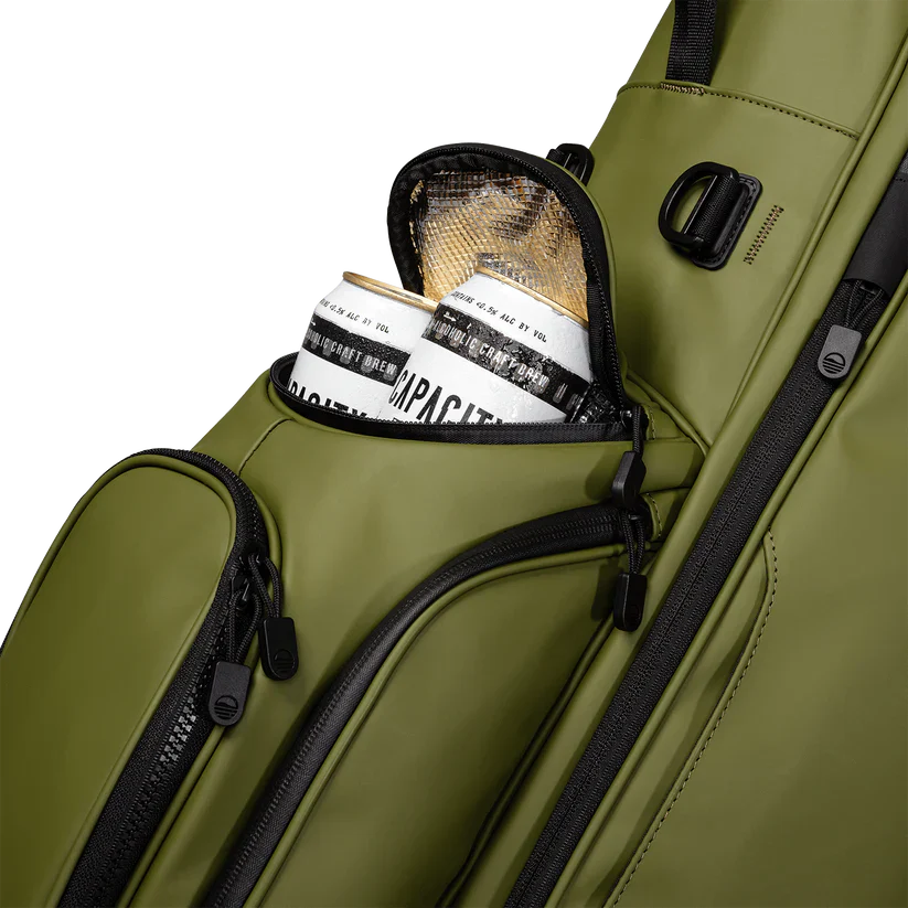 Sunday Golf Stand Bag - Dual Carry Straps Vegan Leather Bag - Image 6