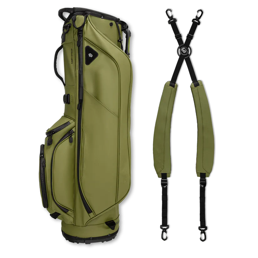Sunday Golf Stand Bag - Dual Carry Straps Vegan Leather Bag - Image 8