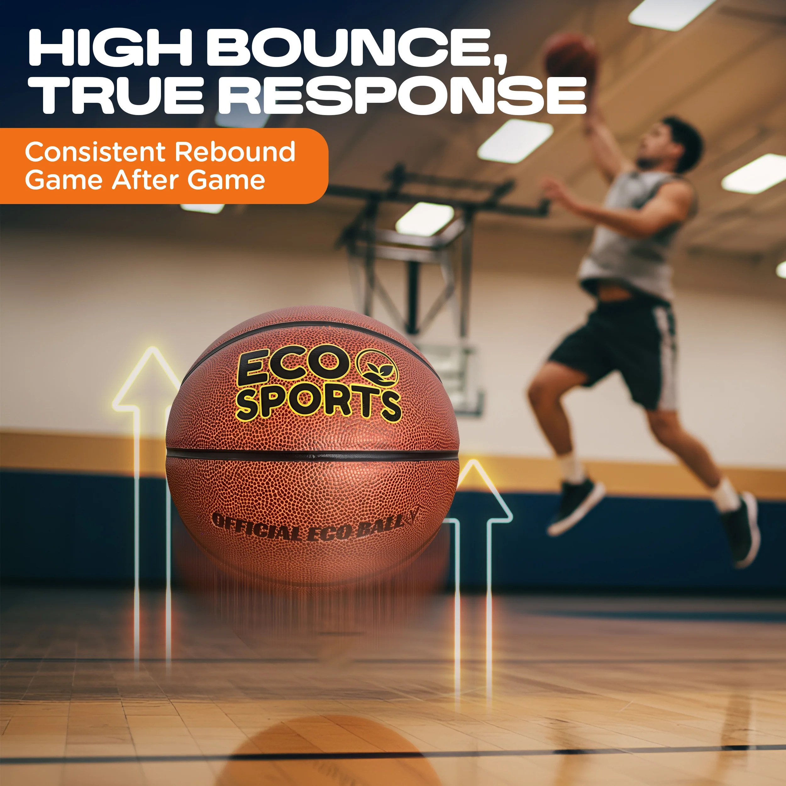 Eco Sports Indoor Basketballs - All Sizes - Image 4