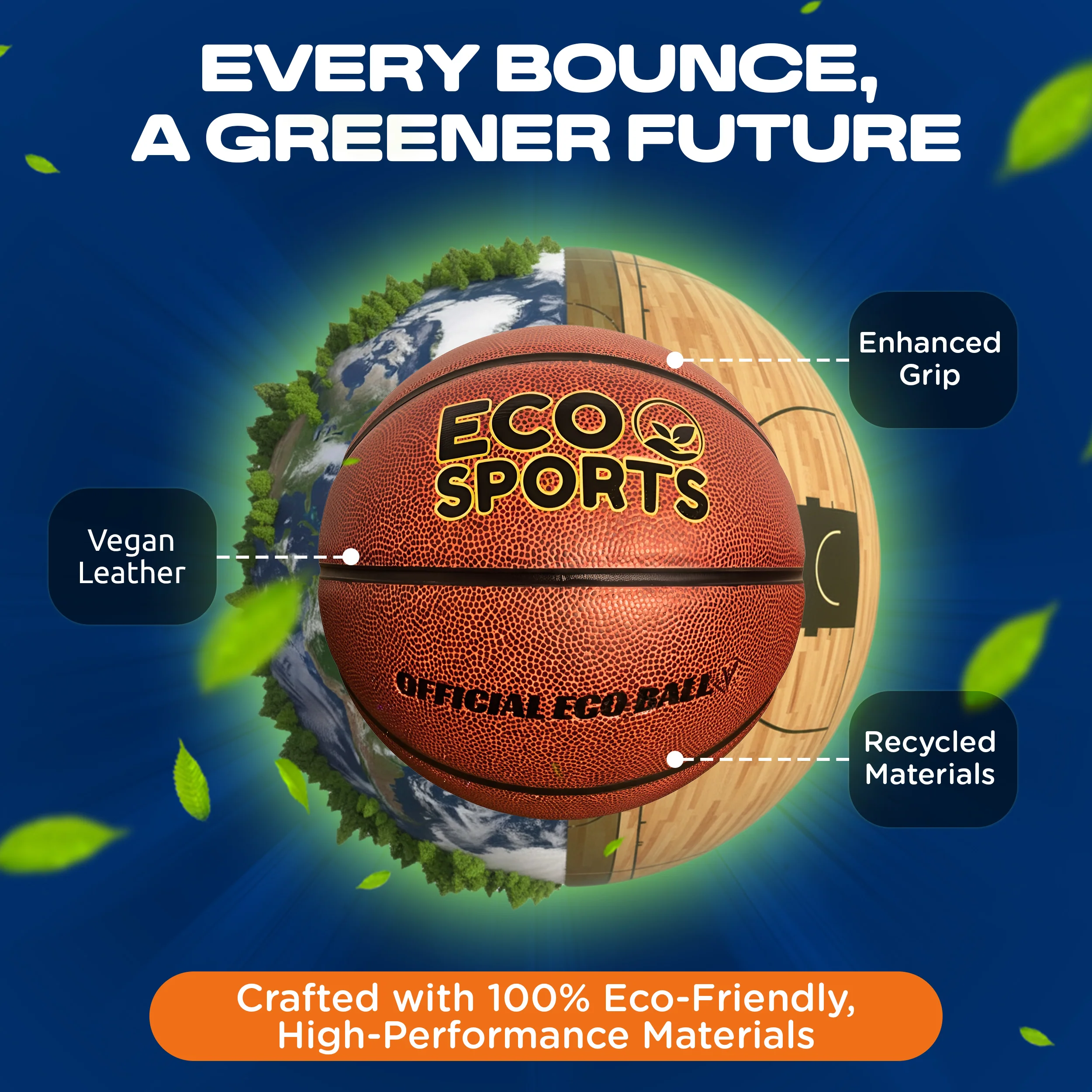 Eco Sports Indoor Basketballs - All Sizes - Image 5
