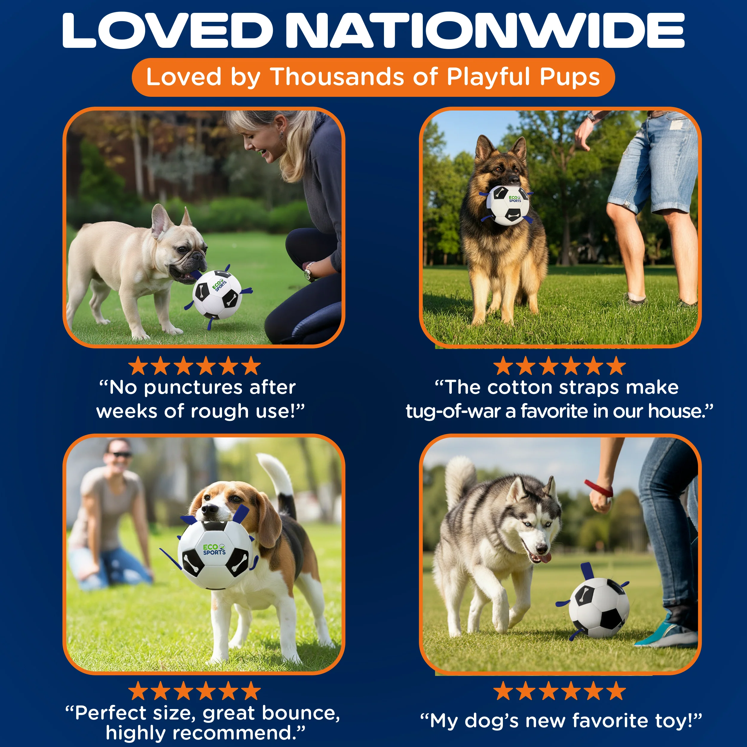 Dog Soccer Balls with Cotton Tags - Image 11
