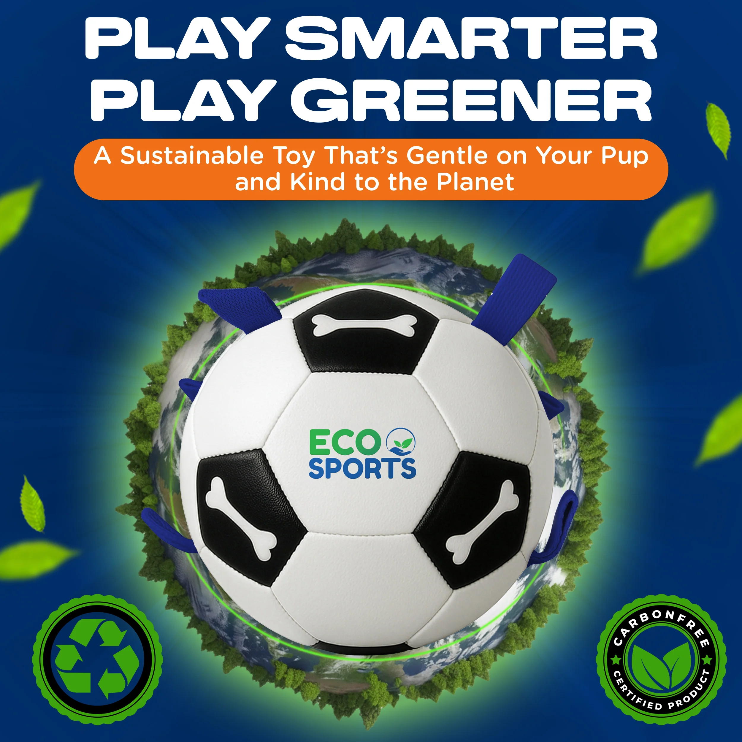Dog Soccer Balls with Cotton Tags - Image 3