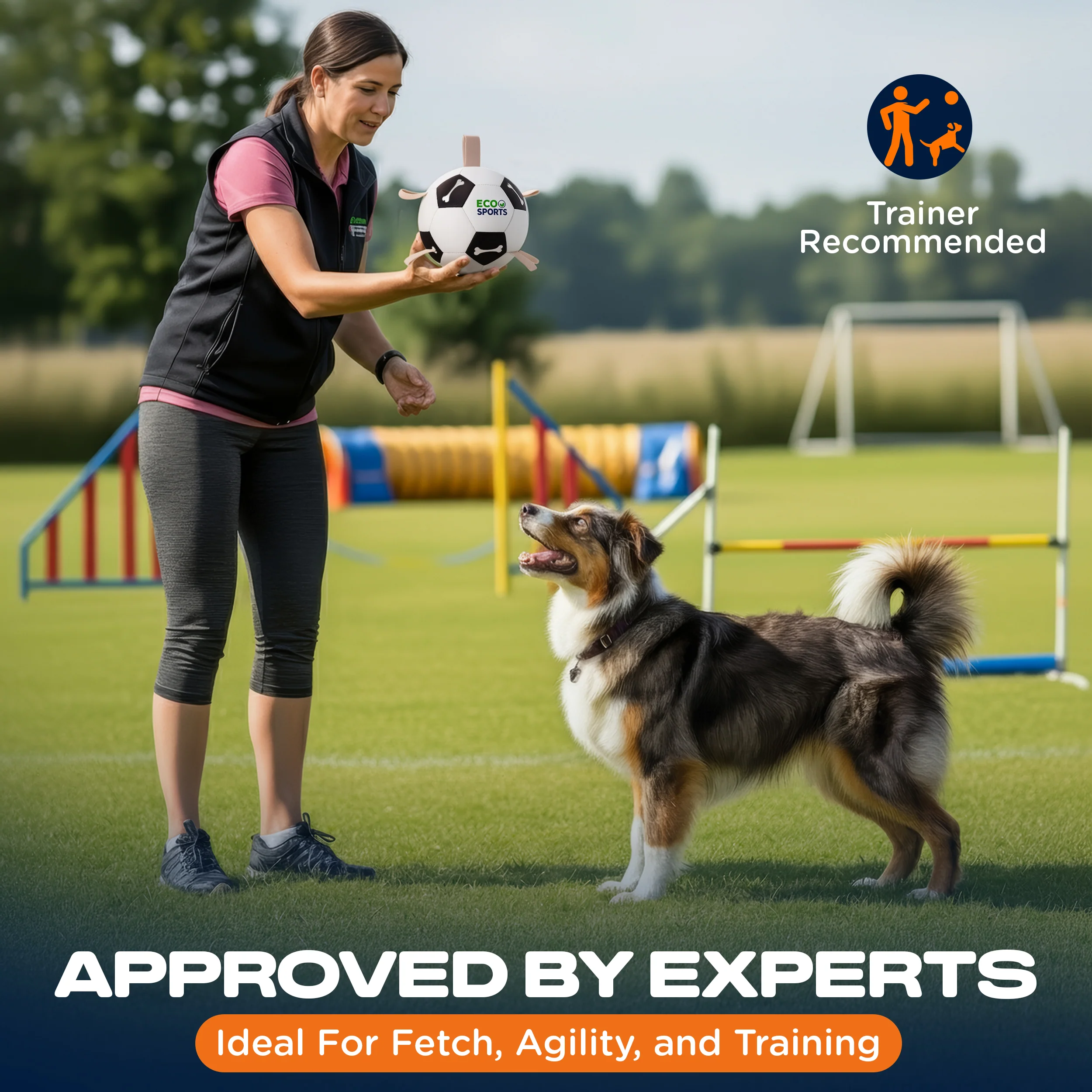 Dog Soccer Balls with Cotton Tags - Image 4