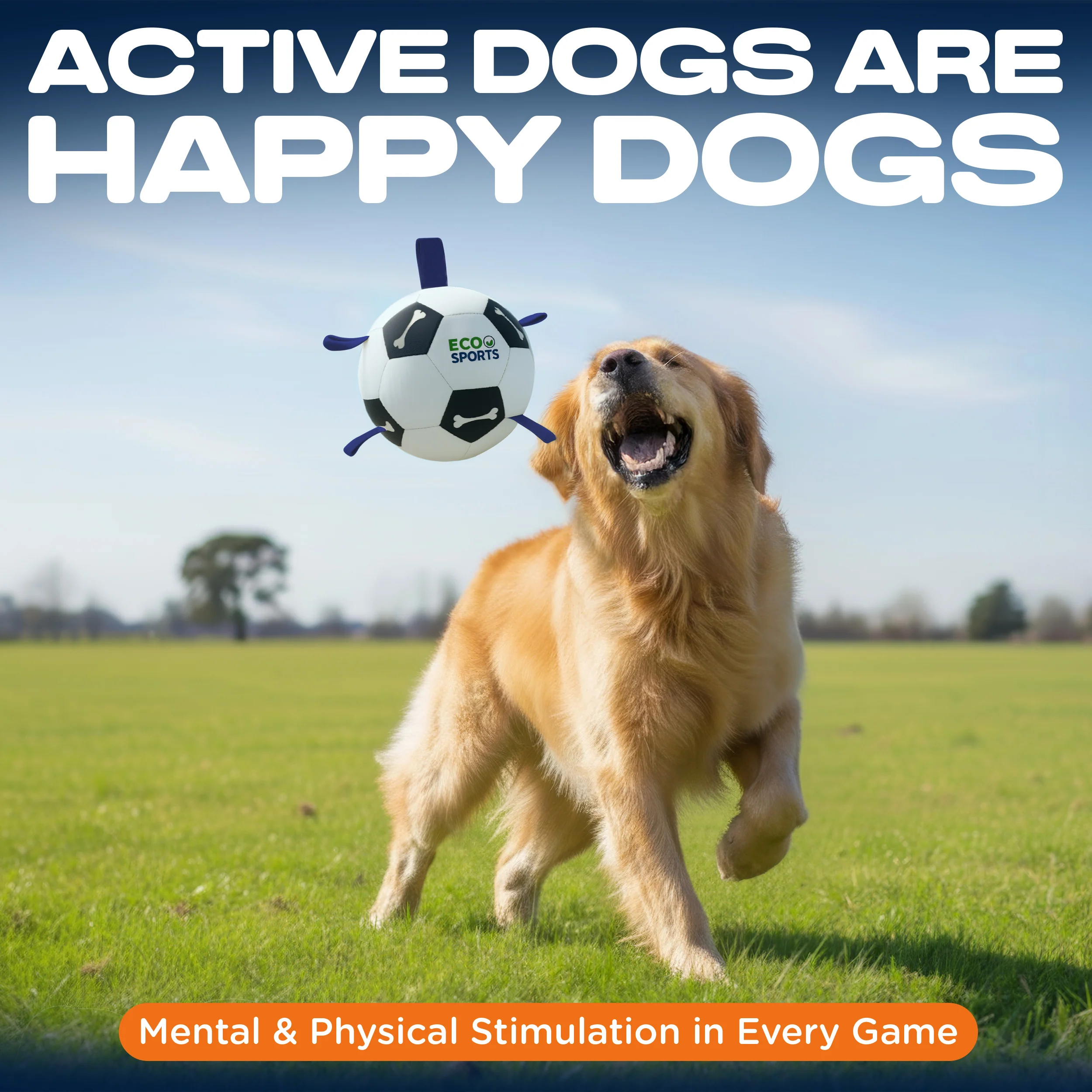 Dog Soccer Balls with Cotton Tags - Image 6