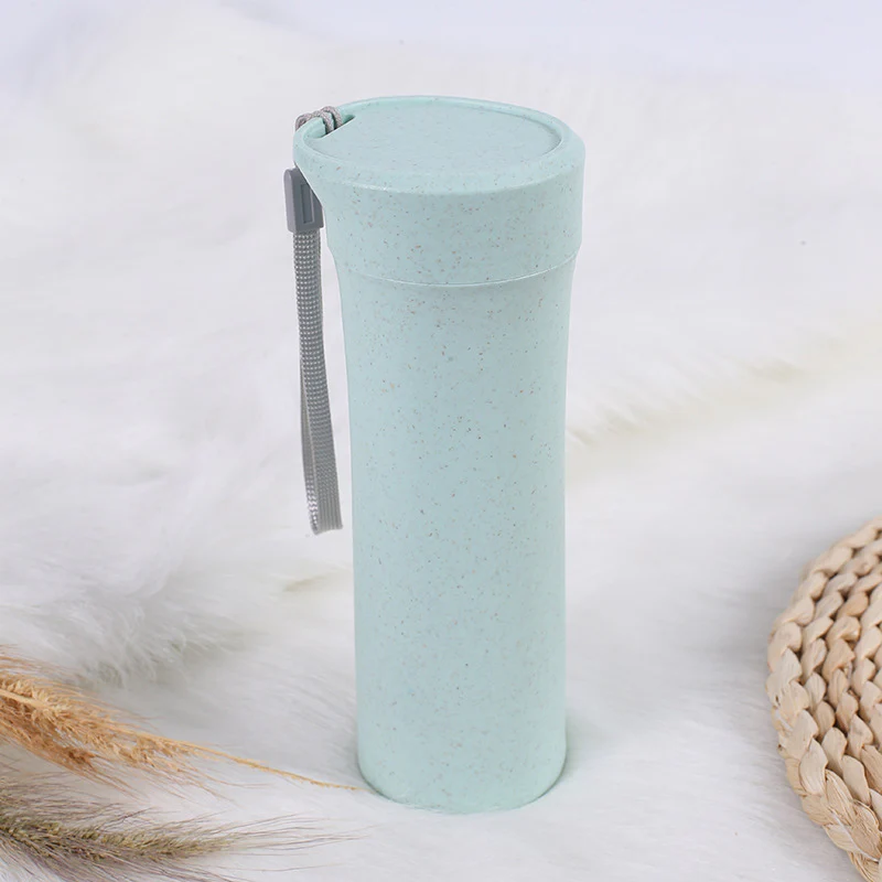 Wheat Straw Eco-Friendly Travel Cup for Students - Image 3